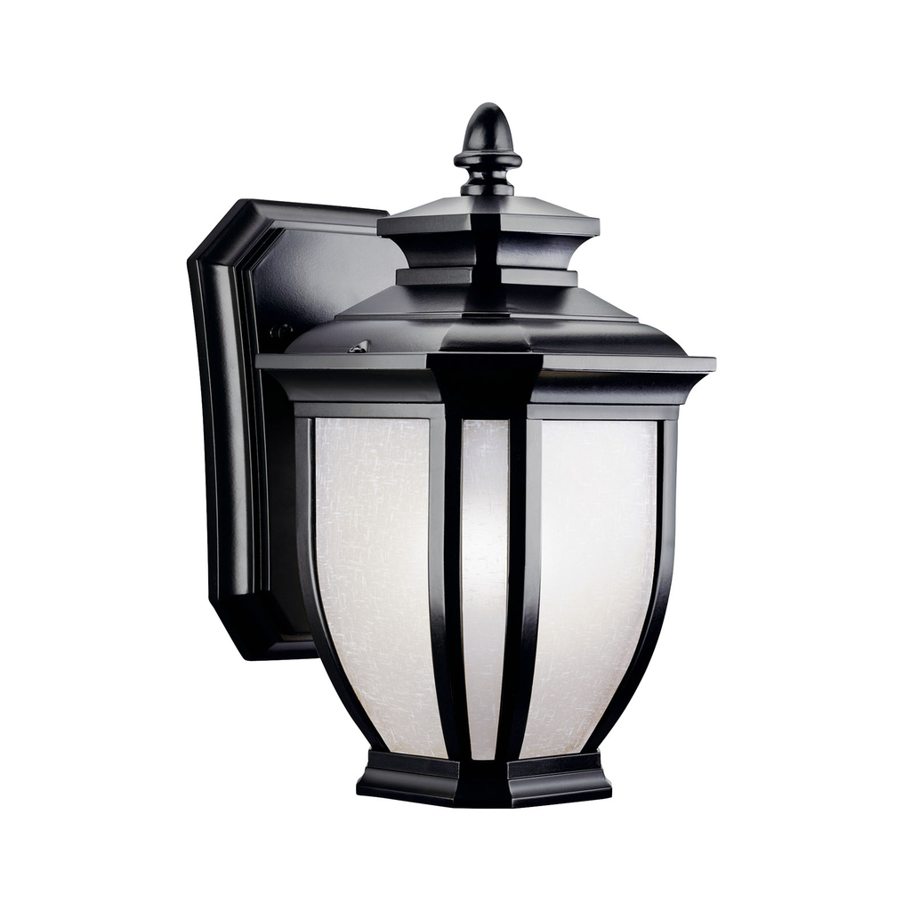 Product image for Kichler 9039BK Salisbury™ 10.25" 1 Light Wall Light Black