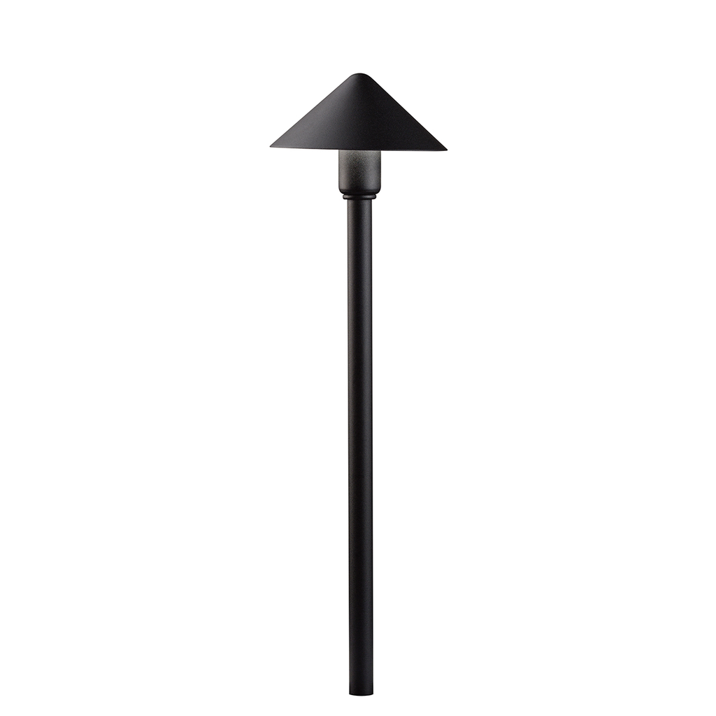 Product image for Kichler 16120BKT30 Fundamentals™ 3000K LED Path Light Textured Black