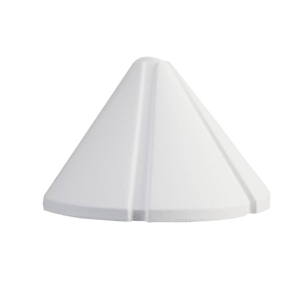 Product image for Kichler 15765WHT30R 12V LED 3000K Mini Deck Light Textured White