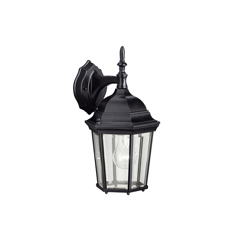 Product image for Kichler 9650BK Madison 14.75" 1 Light Wall Light Black