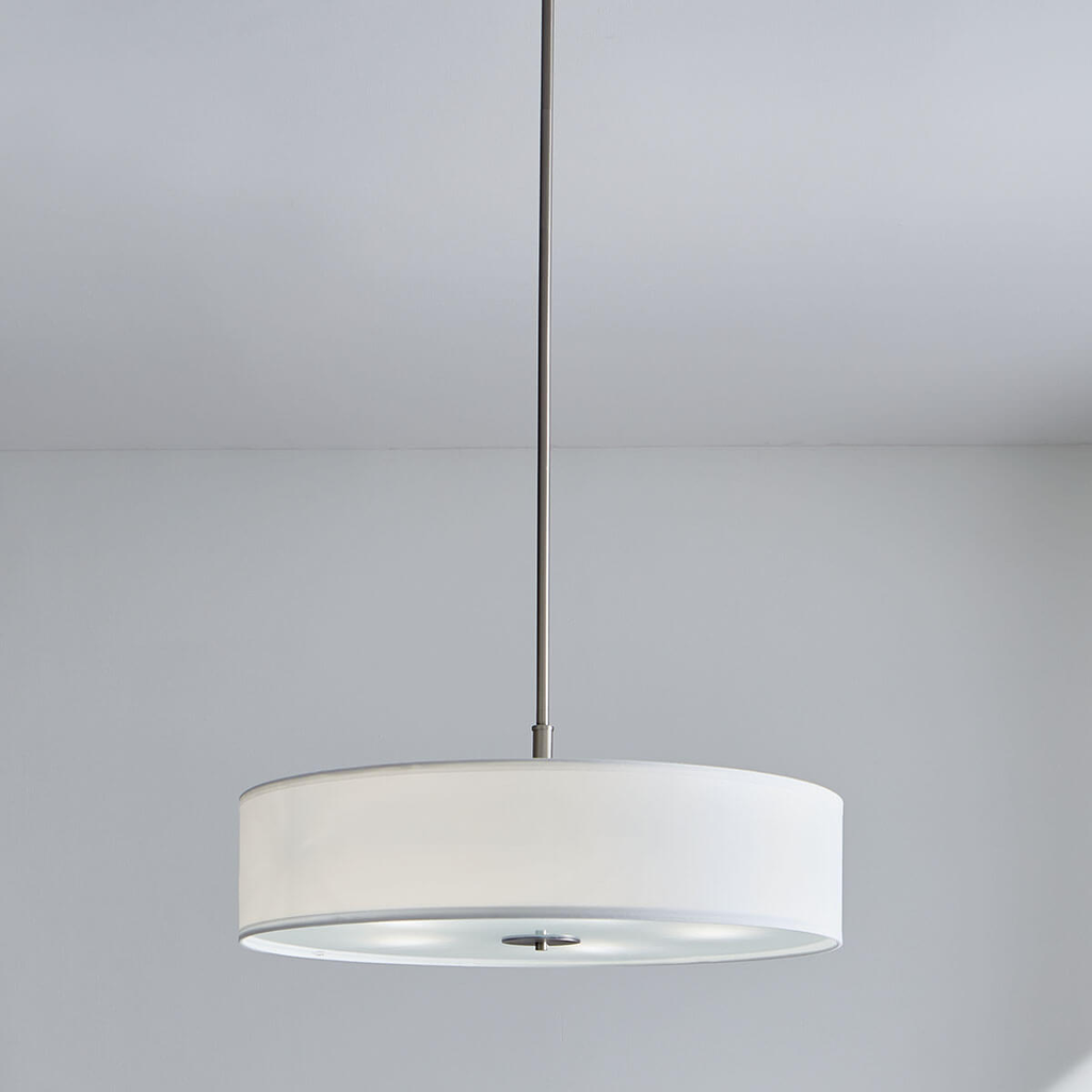 Transitional 30" 5 Light Pendant Nickel