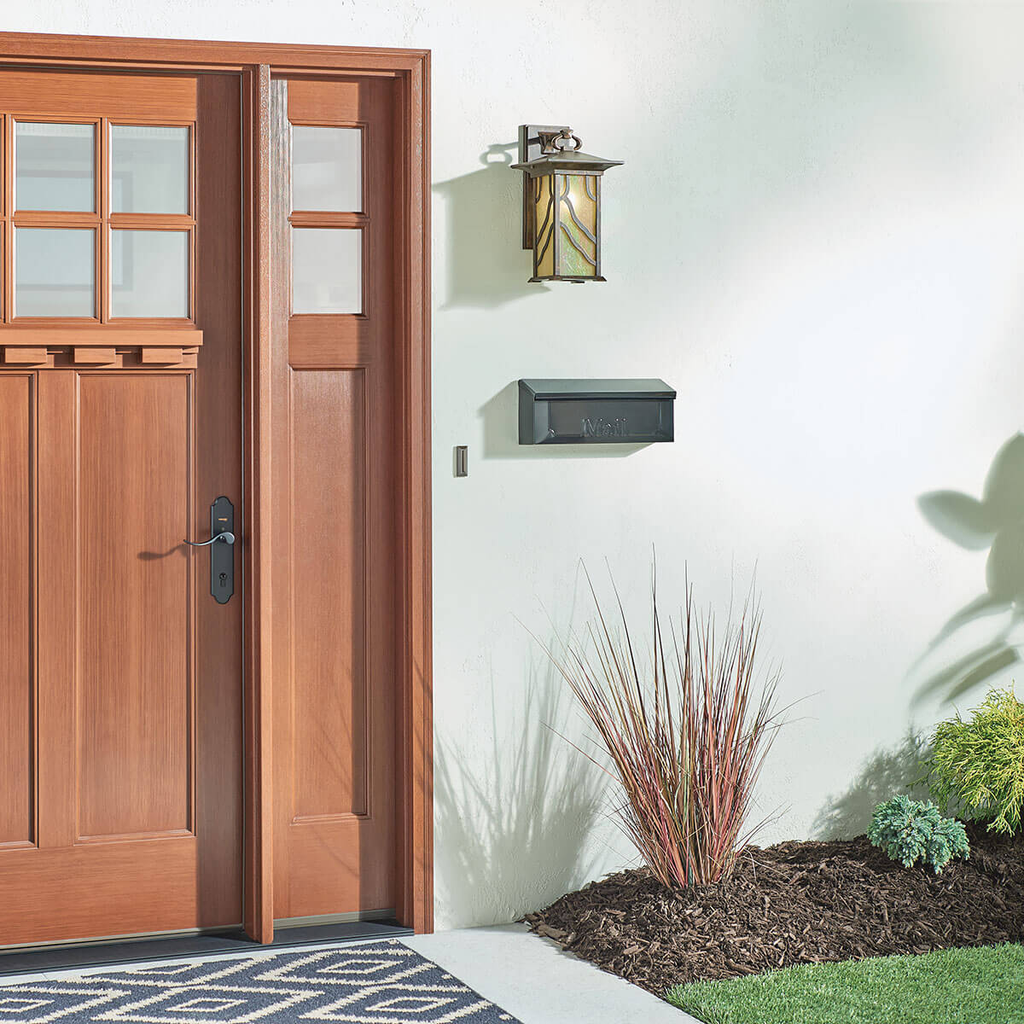 Product image for Kichler 9031DCO Morris™ 15.25" 1 Light Wall Light Distressed Copper