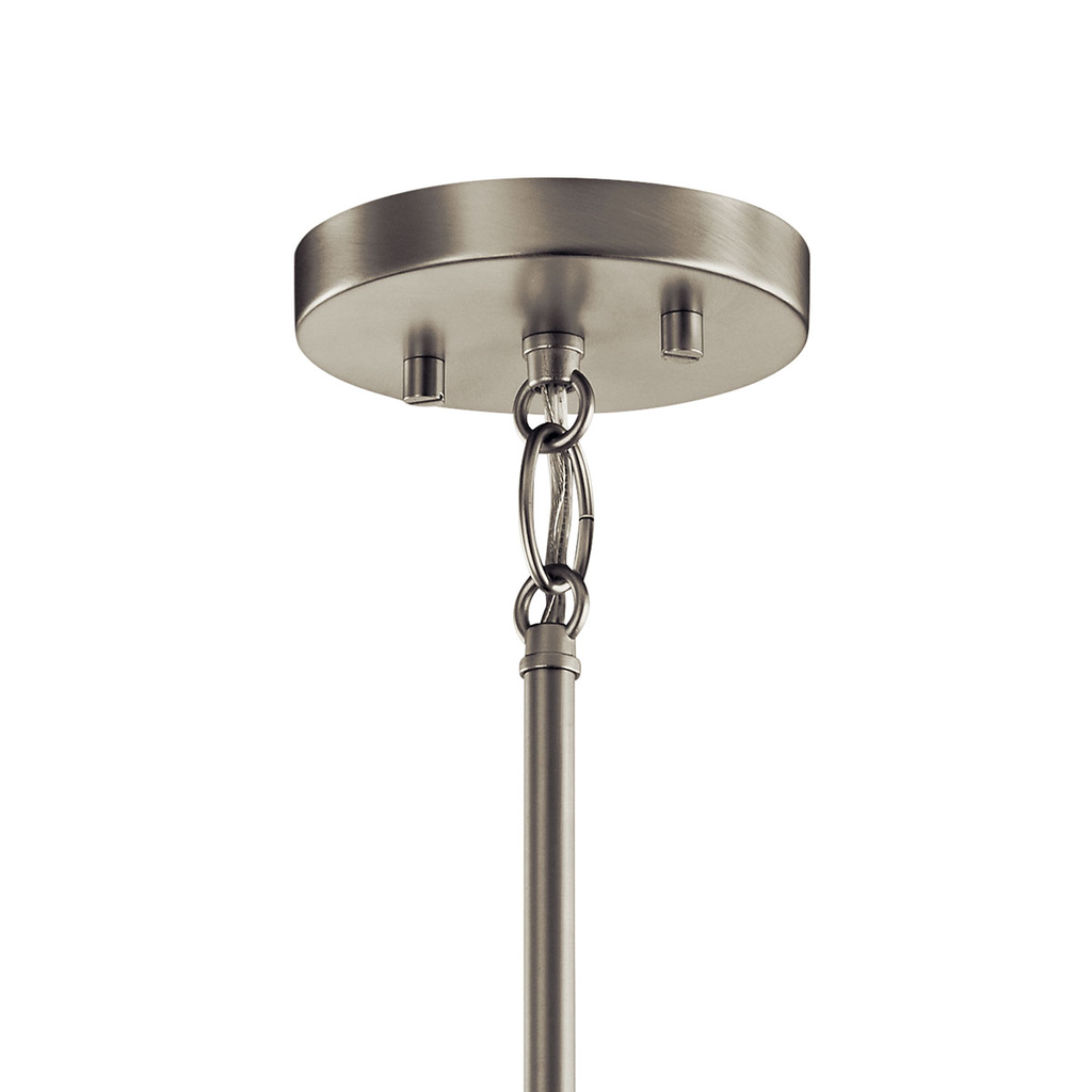 Crosby 14" Convertible Chandelier Nickel
