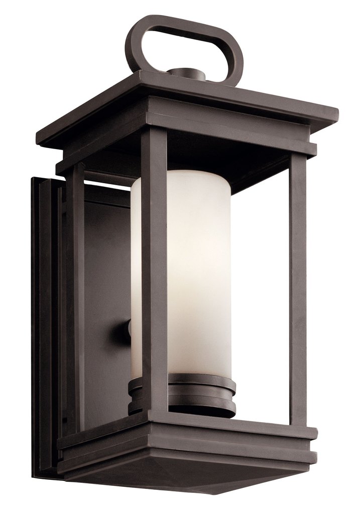 Product image for Kichler 49474RZ South Hope™ 11.75" 1 Light Wall Light Rubbed Bronze™