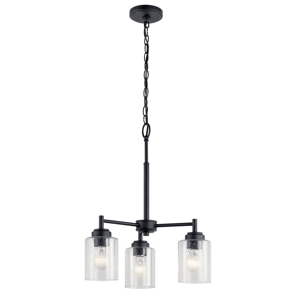 Winslow™ 3 Light Mini Chandelier Black