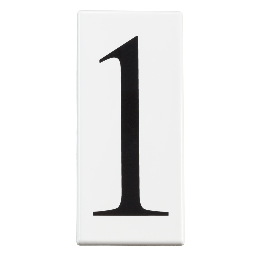 Product image for Kichler 4301 Address Light Number 1 Panel White