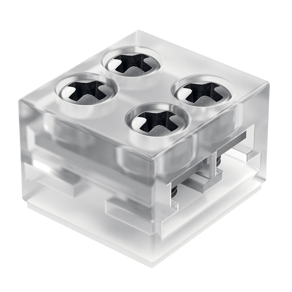 Product image for Kichler 1TBTT1CLR Tape to Tape Terminal Block Connector Clear