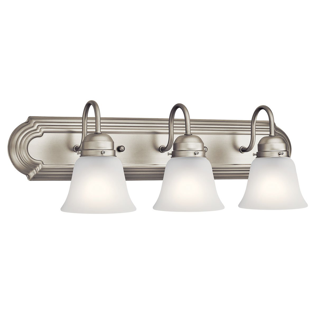 24" 3 Light Vanity Light Brushed Nickel