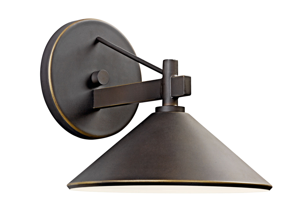 Product image for Kichler 49059OZ Ripley™ 7.5" 1 Light Wall Light Olde Bronze®