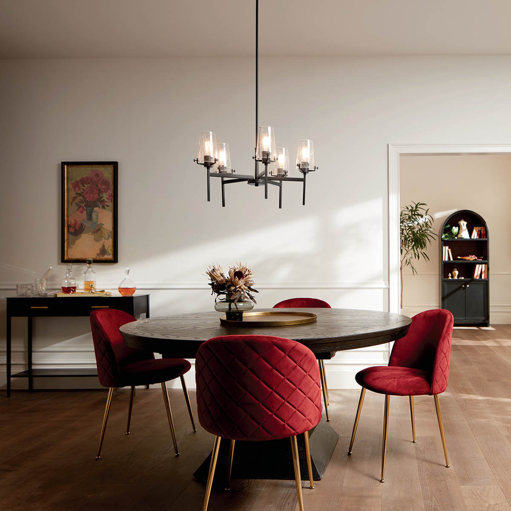 Product image for KICH 43694BK Chandelier 5Lt