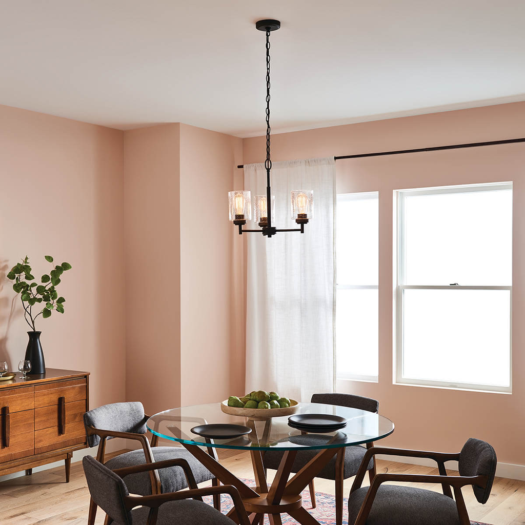 Product image for Kichler 44029OZ Winslow™ 3 Light Mini Chandelier Olde Bronze®