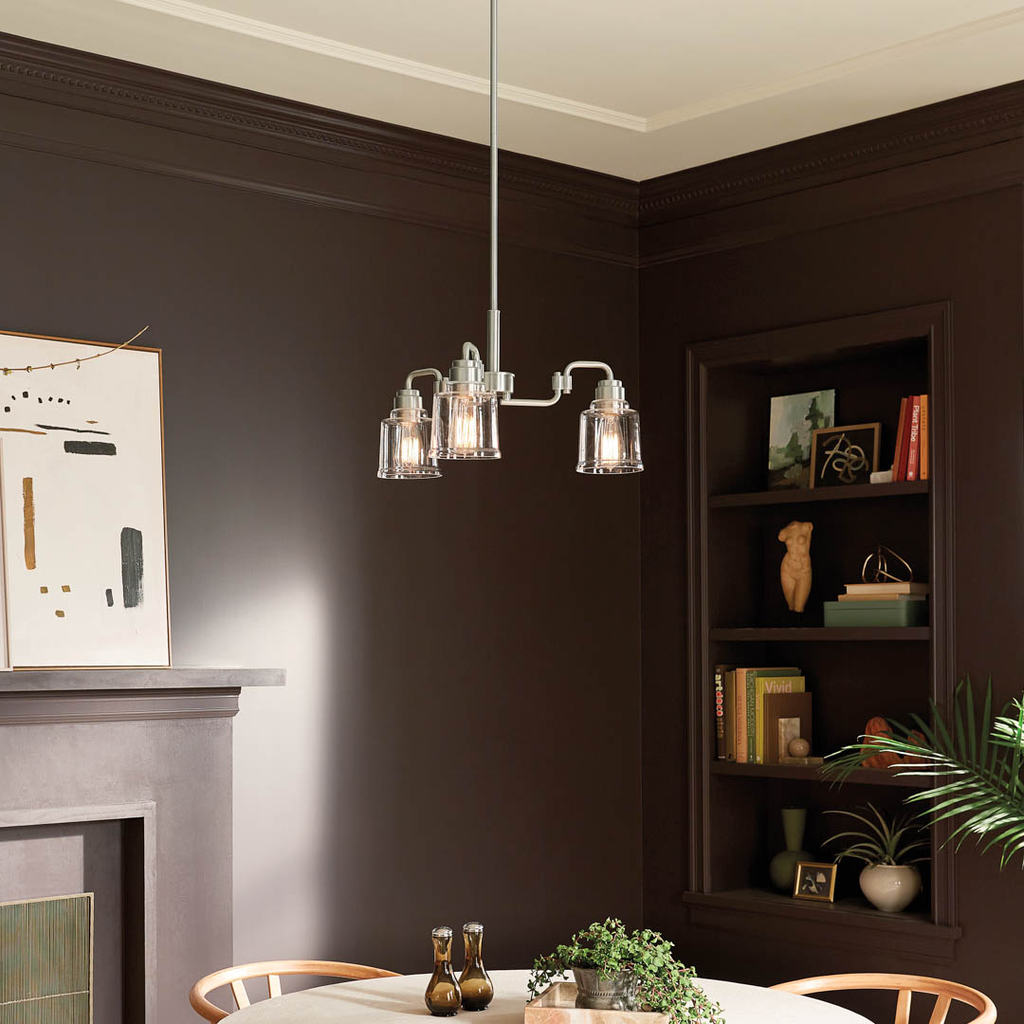 Product image for KICH 52397NI Chandelier 3Lt