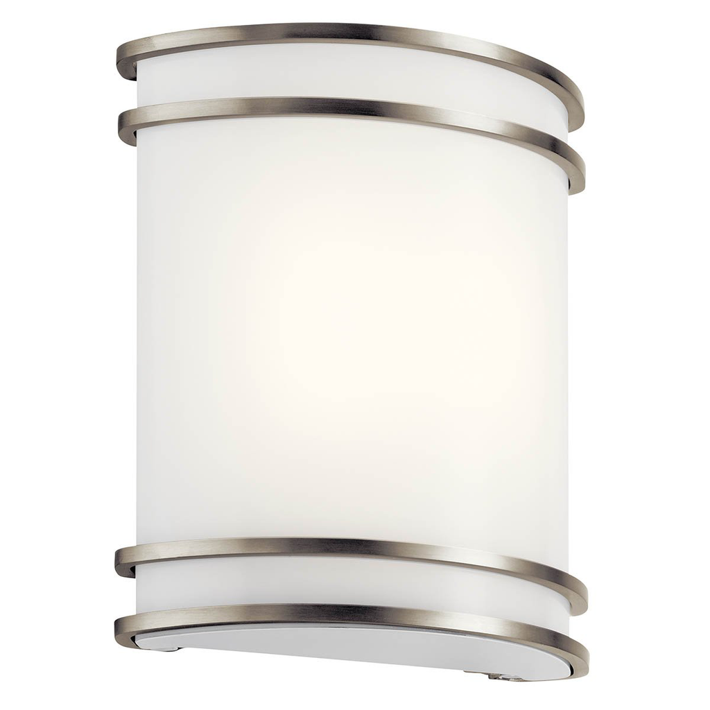 Product image for Kichler 11319NILED 1 Light LED Wall Sconce Brushed Nickel