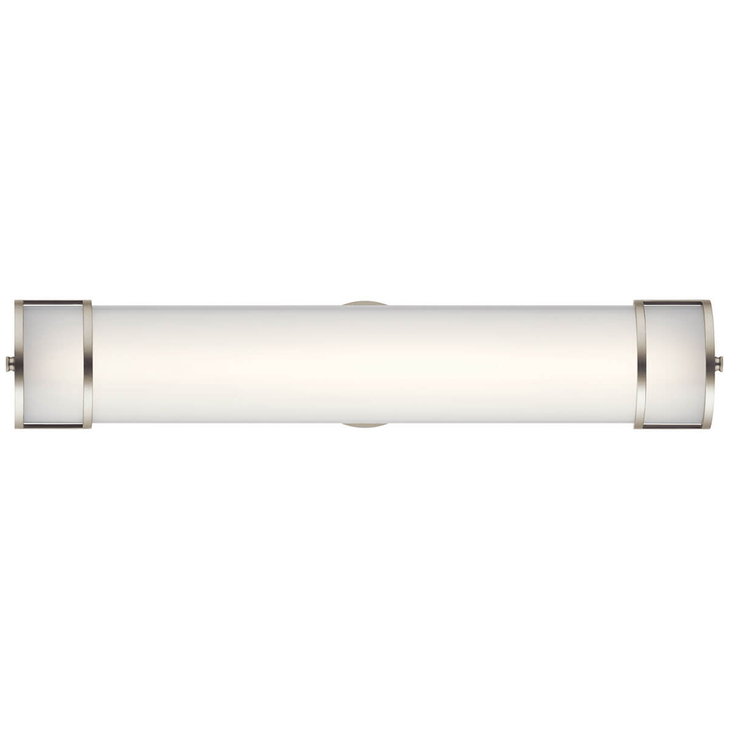 Product image for Kichler 11142NILED 24" Linear LED Vanity Light Brushed Nickel