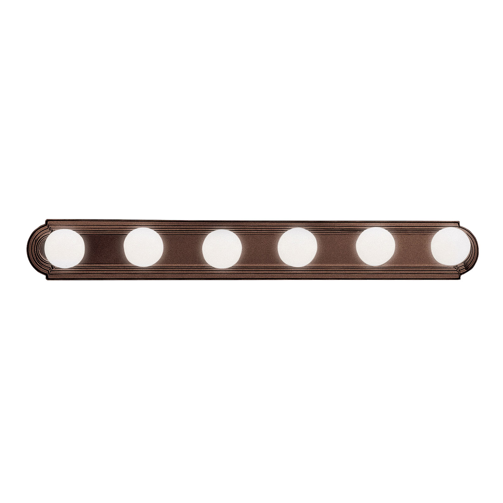 Product image for Kichler 5018TZ 36" 6 Light Vanity Light Tannery Bronze™
