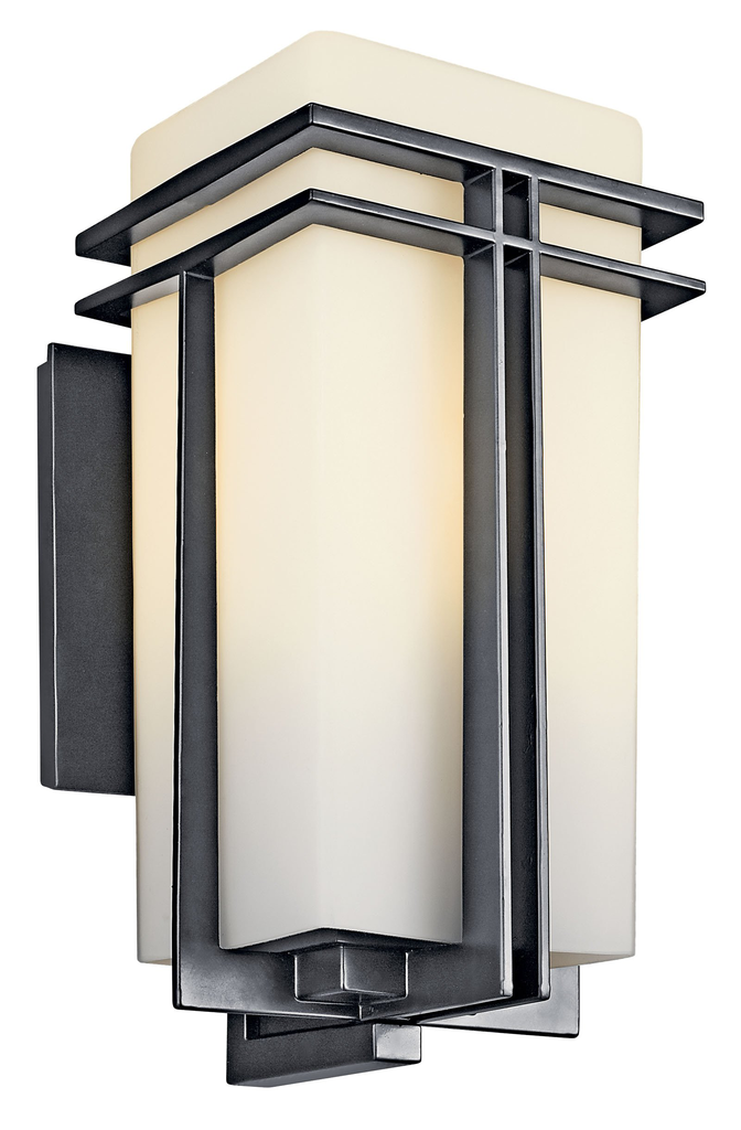 Product image for Kichler 49202BK Tremillo™ 17.25" 1 Light Wall Light Black