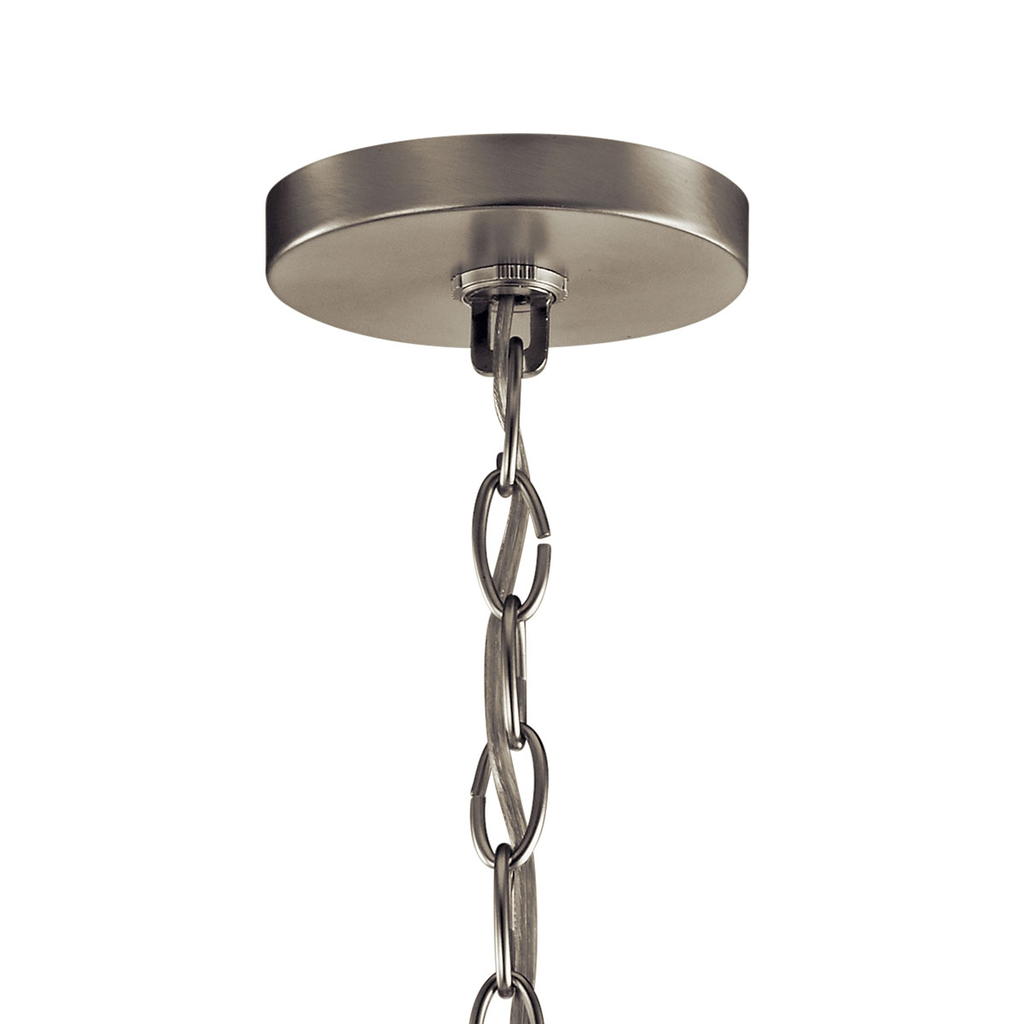 Crosby 22" Chandelier Clear Glass Nickel