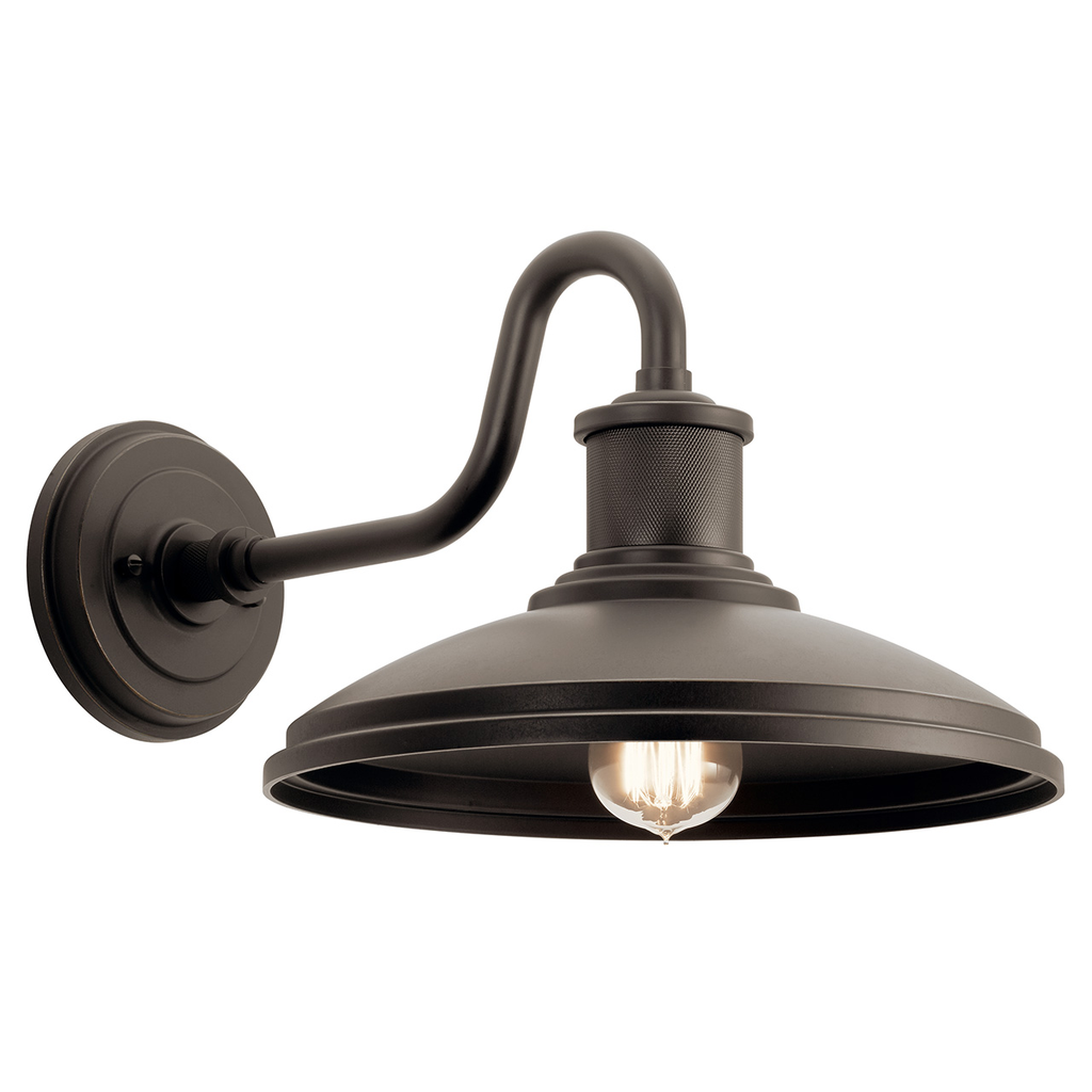 Product image for Kichler 49980OZ Allenbury™ 12" 1 Light Wall Light Olde Bronze