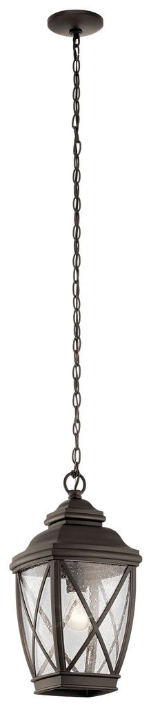 Product image for Kichler 49844OZ Tangier 1 Light Pendant Olde Bronze®