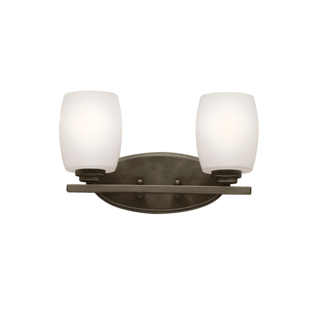 Product image for Kichler 5097OZS Eileen™ 2 Light Vanity Light Olde Bronze®