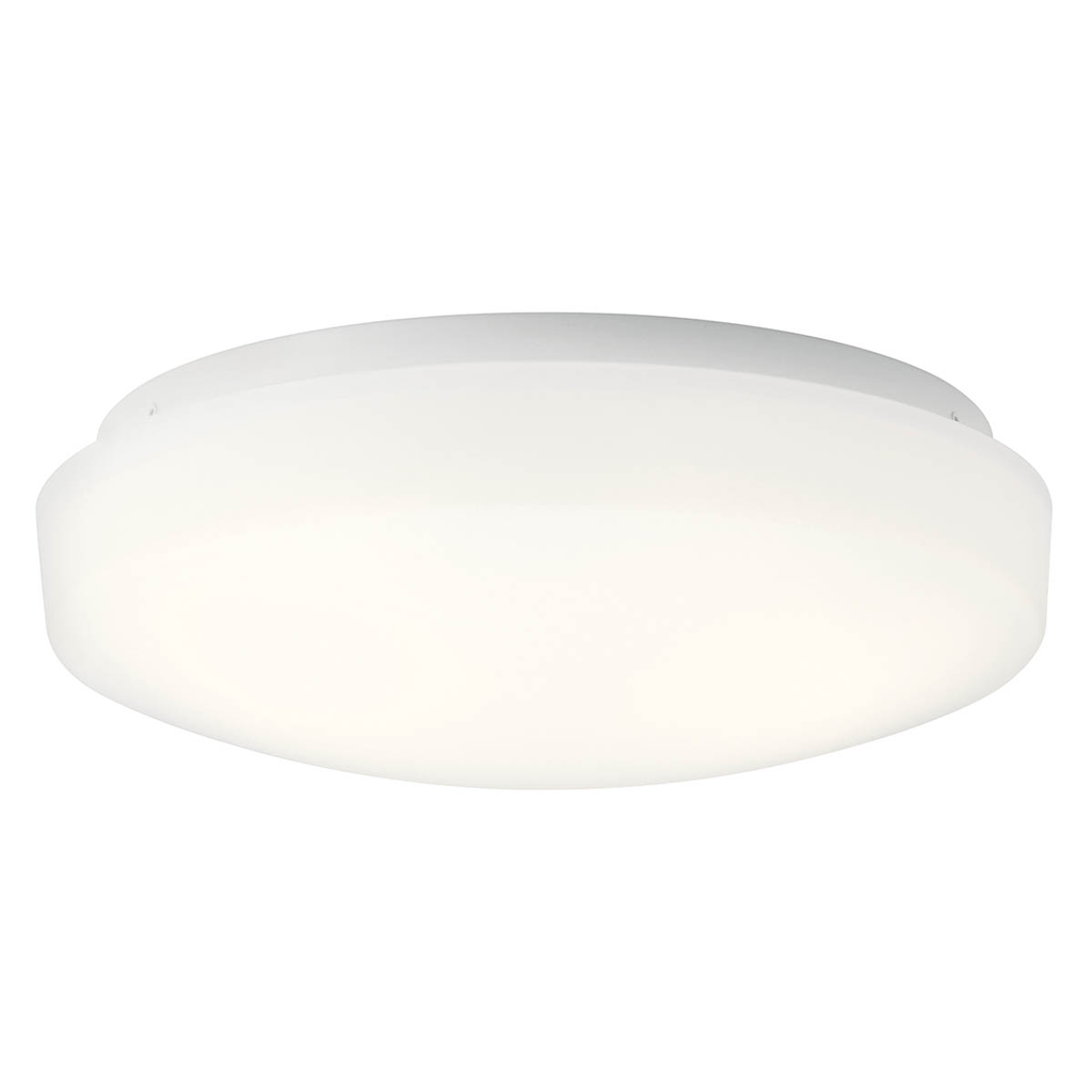 Product image for Kichler 10766WHLED Ceiling Space 11" LED Flush Mount White