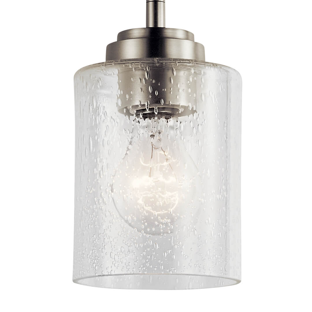 Winslow 7" 1 Light Mini Pendant in Nickel