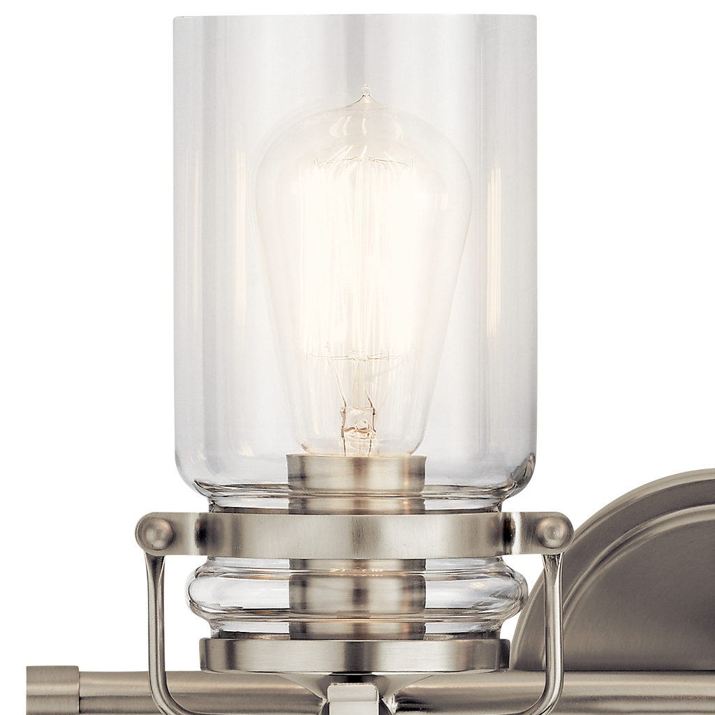Brinley 2 Light Vanity Light Nickel