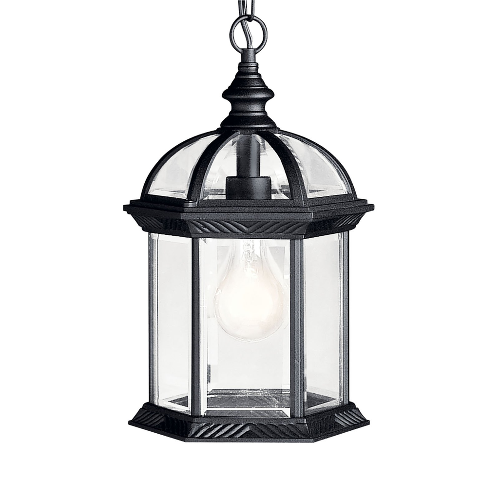 Product image for Kichler 9835BK Barrie 1 light Pendant in Black