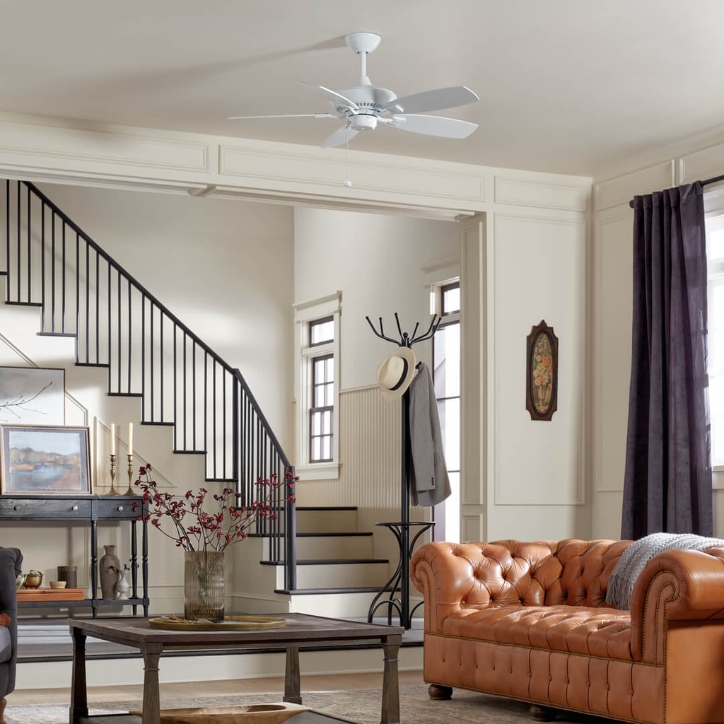 Product image for Kichler 300107WH Canfield 44" Ceiling Fan in White