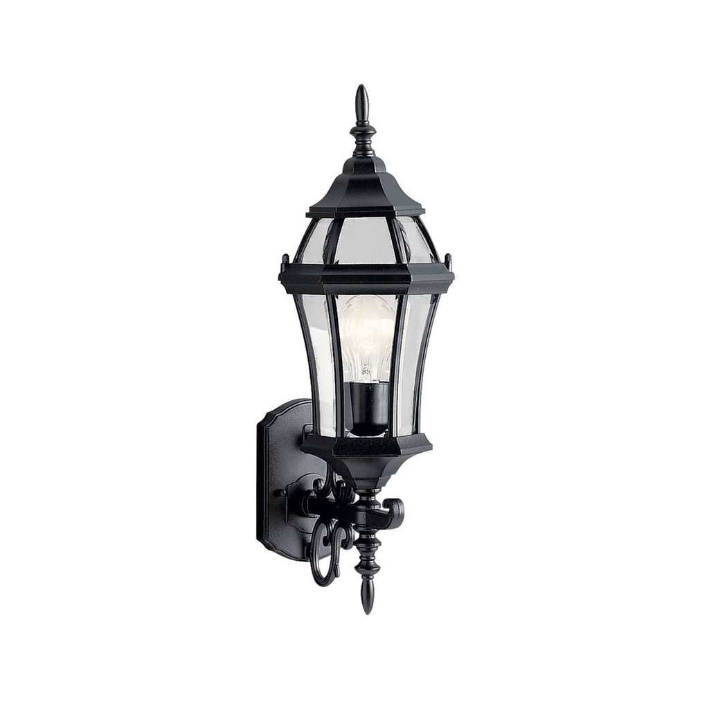 Product image for Kichler 9790BK Townhouse™ 21.5" 1 Light Wall Light Black