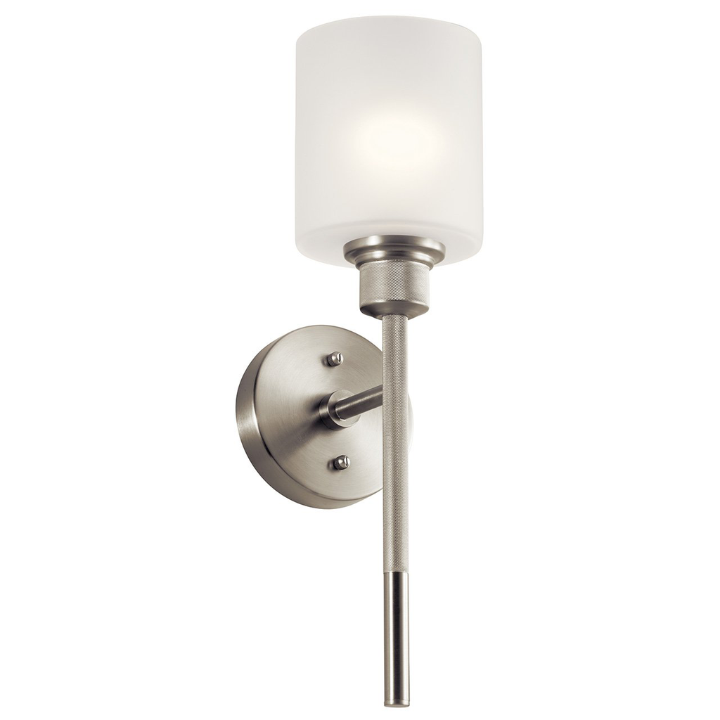 Product image for Kichler 52288NI Lynn Haven™ 1 Light Wall Sconce Brushed Nickel