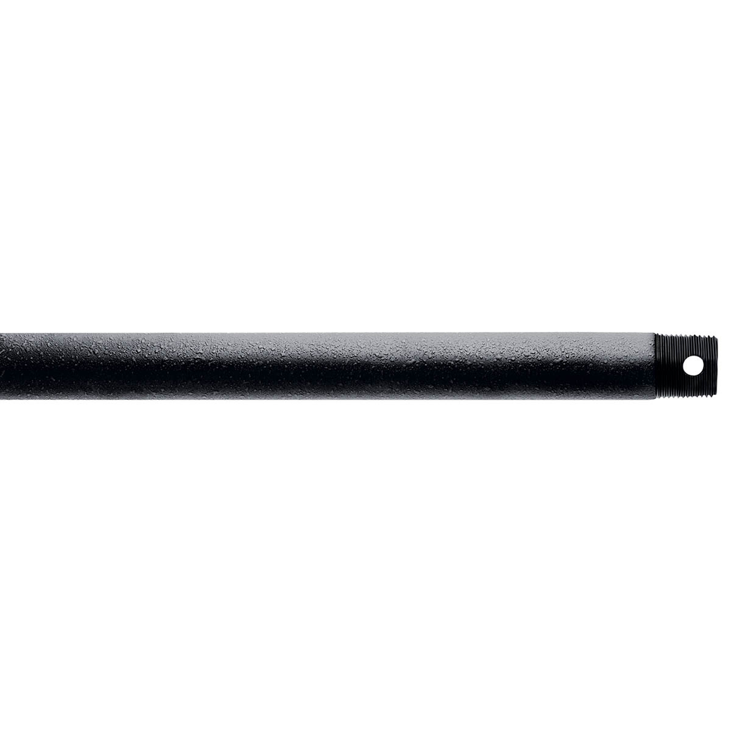 Product image for Kichler 360006DBK Dual Threaded 72" Downrod Distressed Black