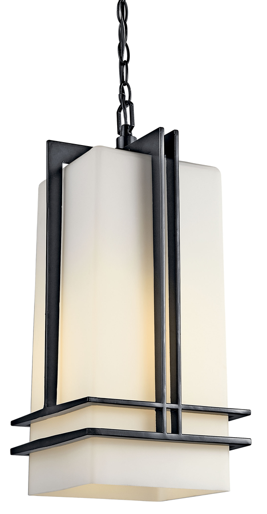 Product image for Kichler 49205BK Tremillo™ 1 Light Pendant Black