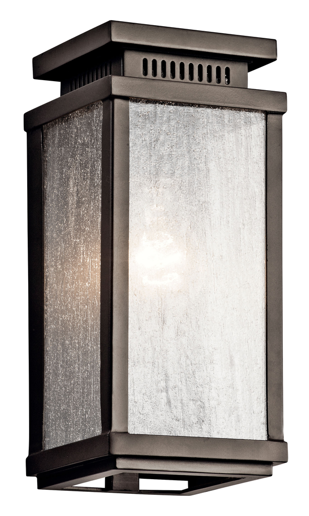 Product image for Kichler 49384OZ Manningham™ 10.75" 1 Light Wall Light Olde Bronze®
