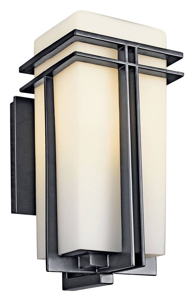 Product image for Kichler 49201BK Tremillo™ 14.25" 1 Light Wall Light Black