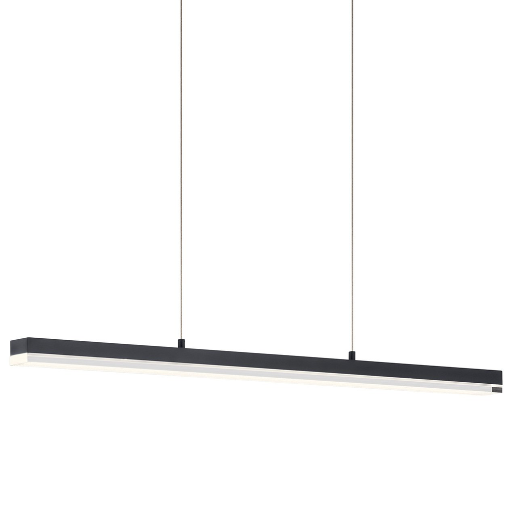 Product image for Kichler 83593MBK Gorve™ LED 3000K 39.25" Linear Chandelier Matte Black