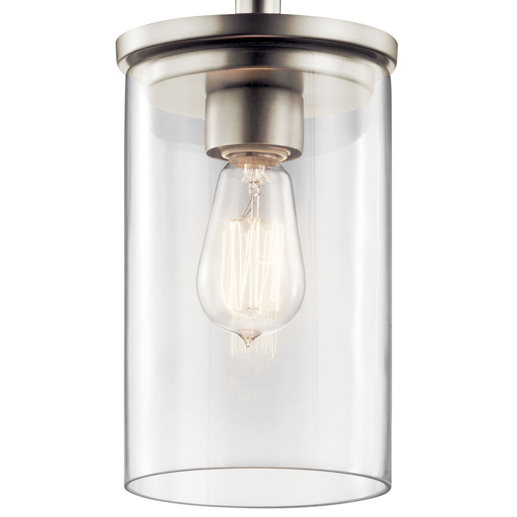 Crosby 10.75" Mini Pendant Nickel
