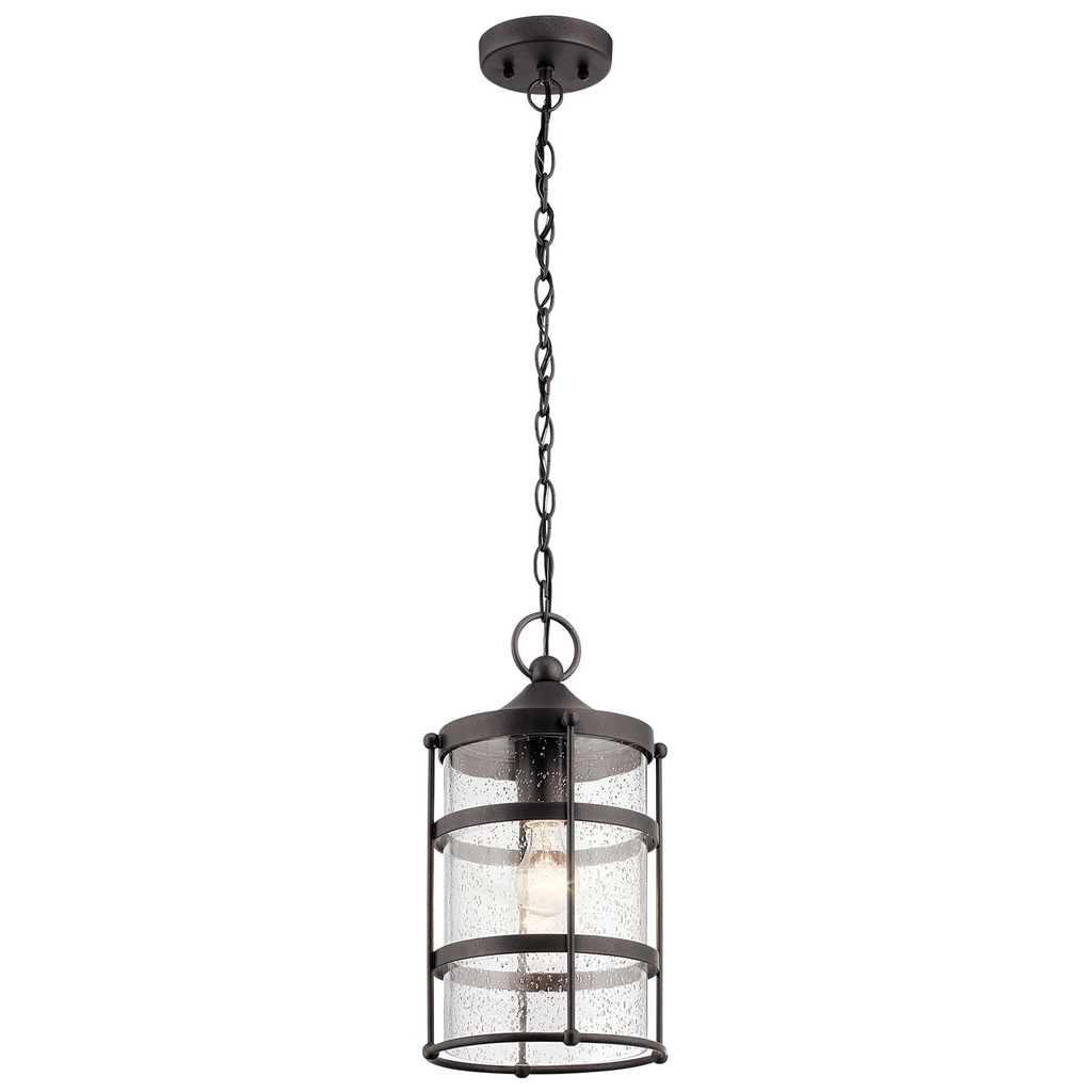 Product image for Kichler 49964AVI Mill Lane™ 1 Light Pendant Anvil Iron