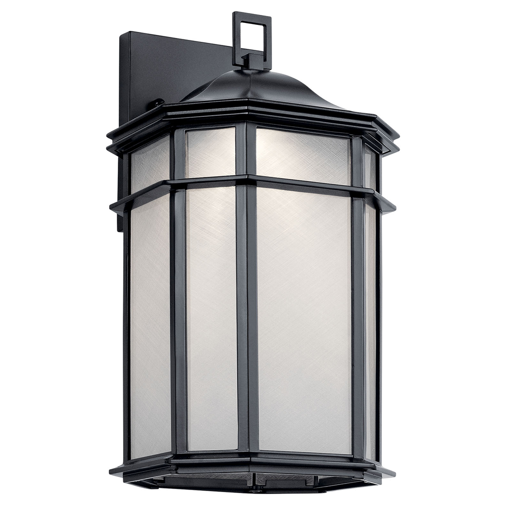 Kichler 49899BKLED Kent 14" LED Wall Light Black Product image for Kichler 49899BKLED Kent 14" LED Wall Light Black