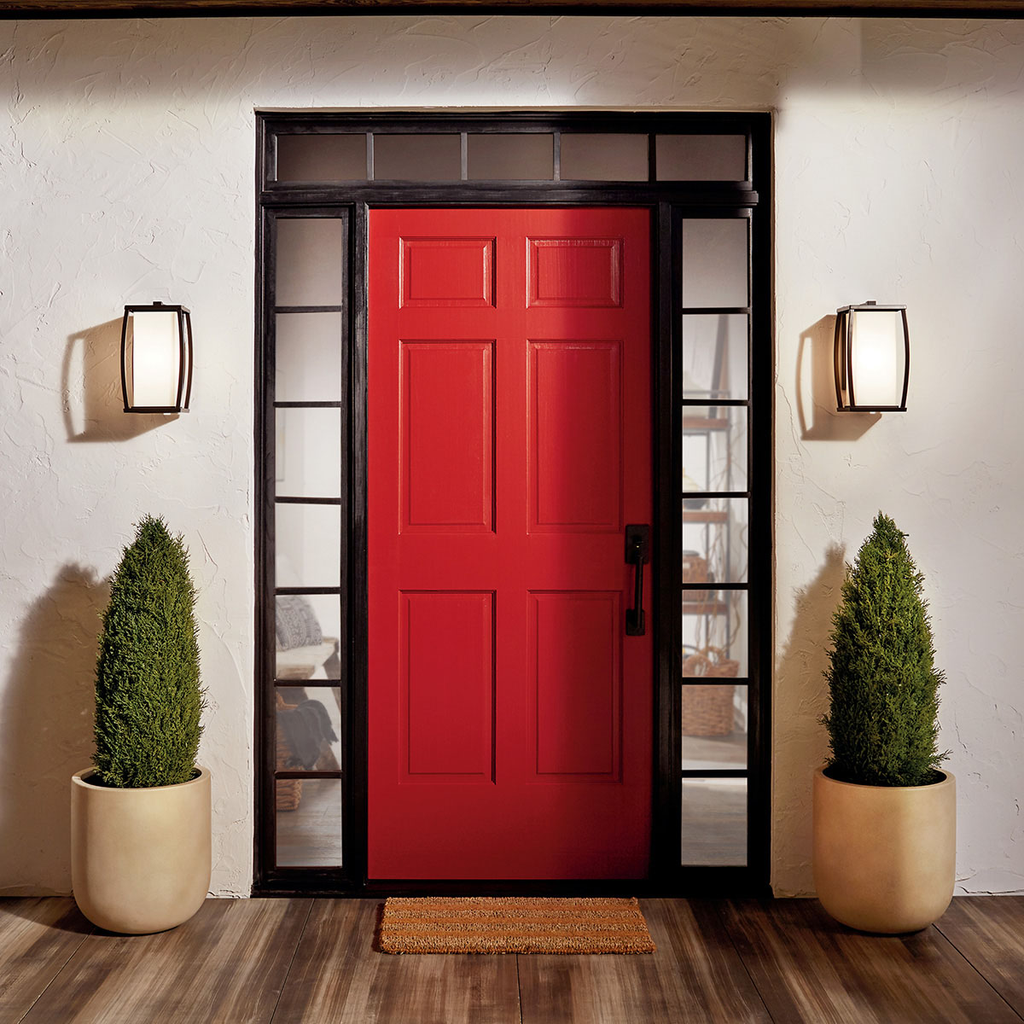 Product image for Kichler 49337AZ Bowen 13" 1 Light Wall Light Architectural Bronze