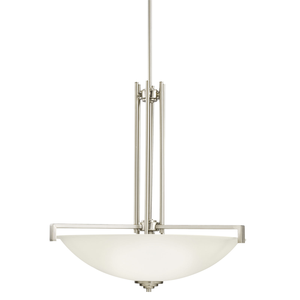 Product image for Kichler 3299NI Eileen™ 4 Light Pendant Brushed Nickel