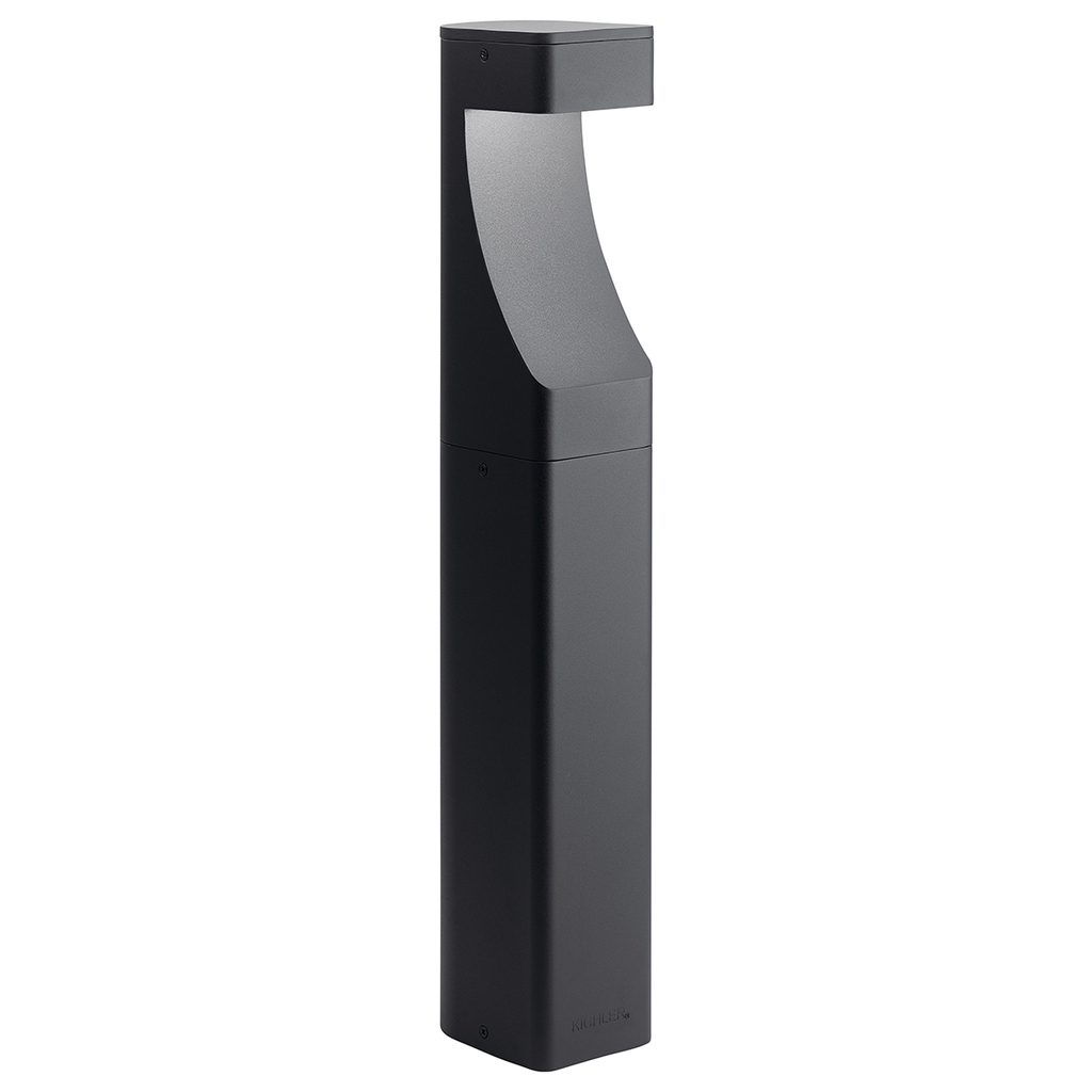 Product image for Kichler 15848BKT Textured Bollard 12V LED Path Light Black