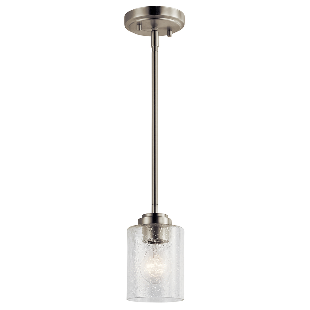 Winslow 7" 1 Light Mini Pendant in Nickel