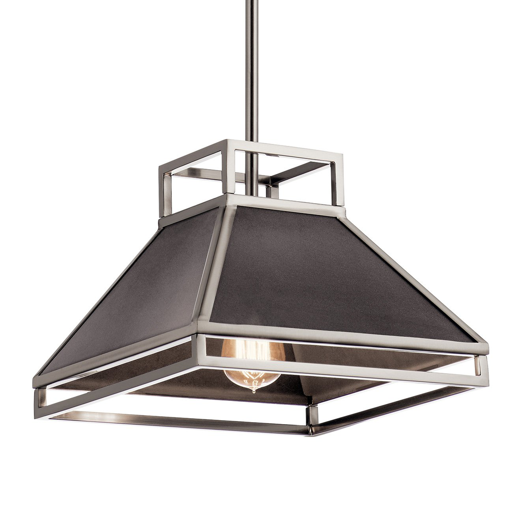 Product image for Kichler 52039CLP Grendel™ 1 Light Pendant Classic Pewter