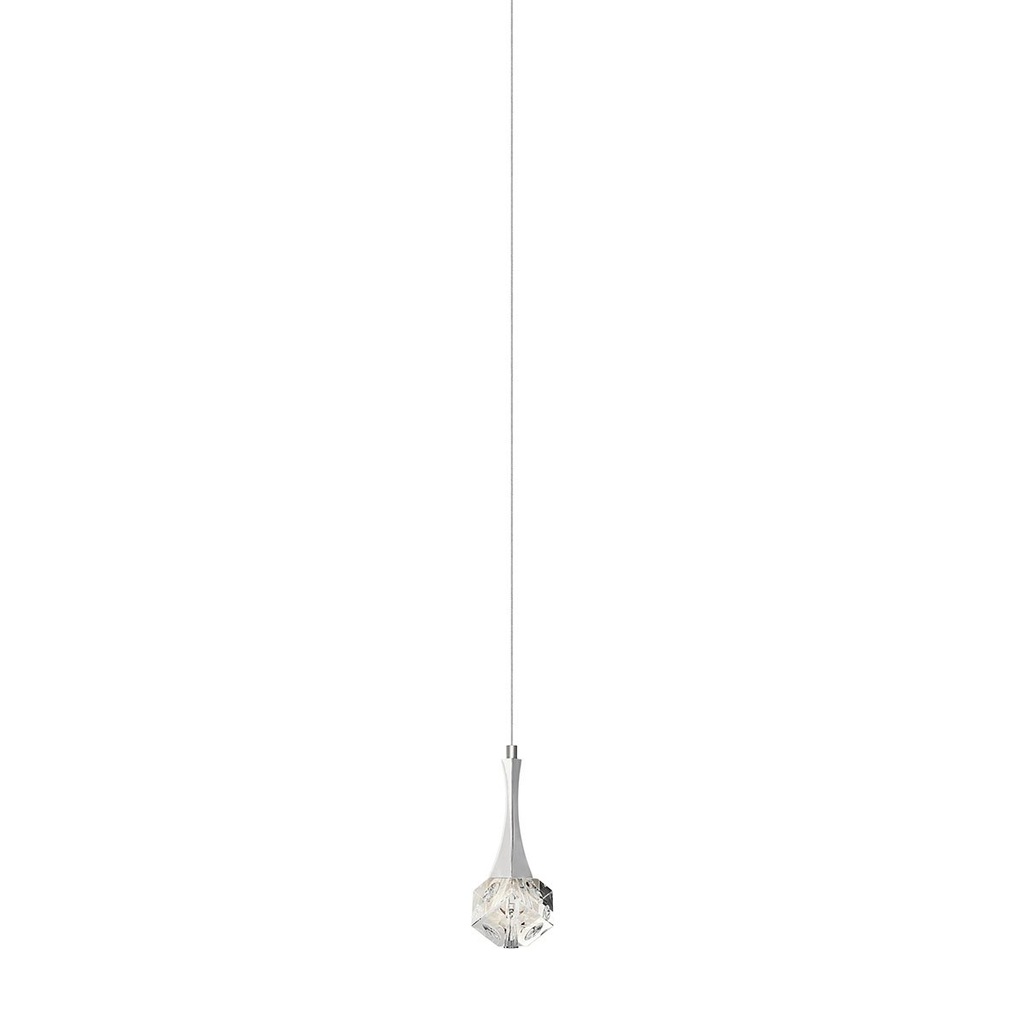 Product image for Kichler 83491 Rockne™ 1 Light LED Mini Pendant Chrome