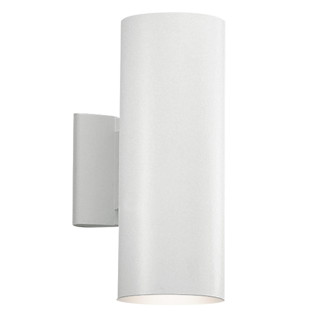 Product image for Kichler 9244WH Cylinder 12" Wall Light in White