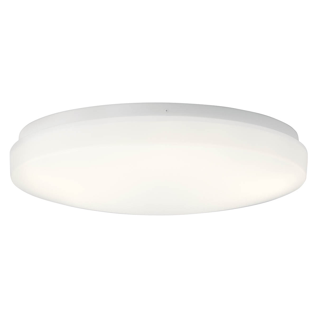 Product image for Kichler 10768WHLED Ceiling Space 16" LED Flush Mount White
