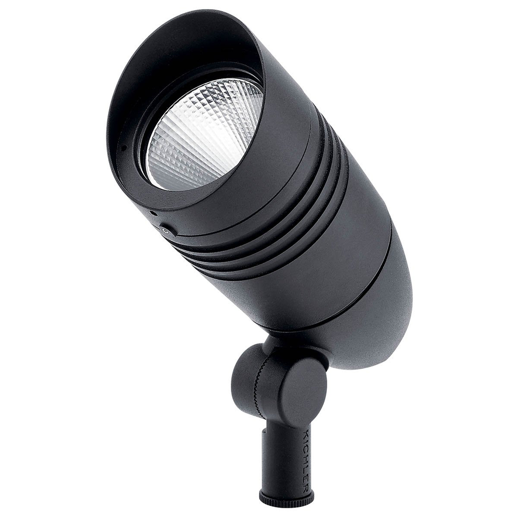 Product image for Kichler 16218BKT30 C-Series 3000K 21W Large Accent 15-Degree Textured Black
