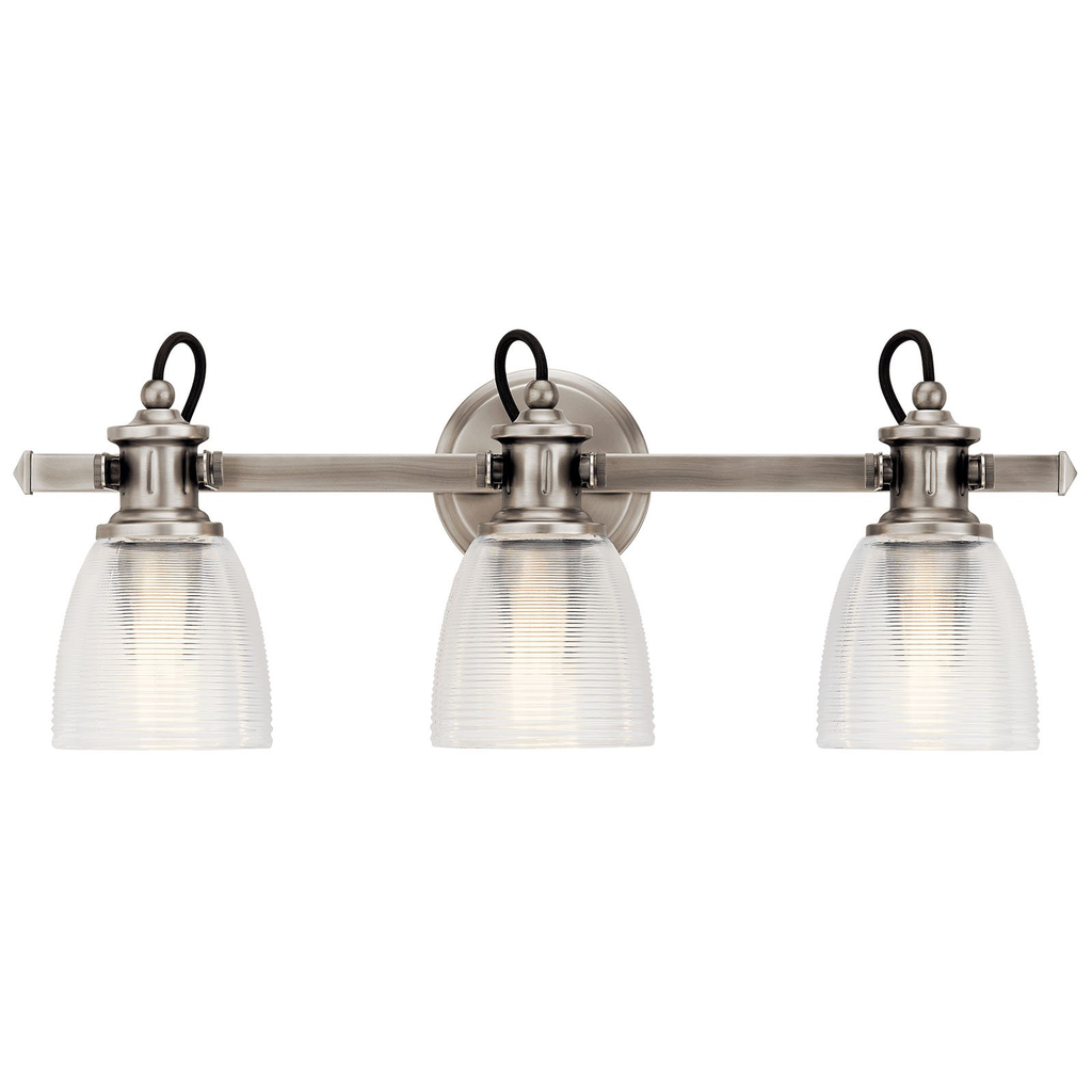 Product image for Kichler 45873CLP Flagship™ 3 Light Vanity Light Classic Pewter