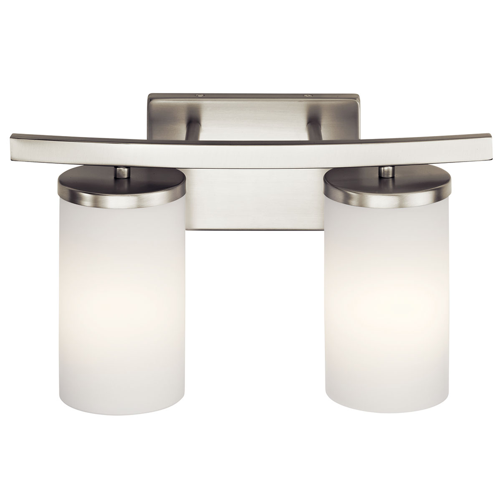 Crosby 15" Vanity Light Brushed Nickel